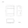 Foster Stone Grey Back To Wall Toilet Unit 600mm