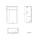 Midnight Green Slimline Back To Wall Toilet Unit 500mm