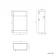 Linen White Slimline Back To Wall Toilet Unit 500mm