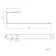 Chrome Towel Hanger 380mm for Single Flat Panel Radiator