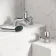 Clyde Chrome Basin & Shower Bath Mixer Tap Set