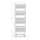 Naples Electric Premium Matt Black Straight Heated Towel Rail 1600x600mm