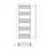 Valetta Electric Matt Black Square Heated Towel Rail 1600x600mm