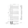 Seville Electric Brushed Brass Designer Flat Panel Heated Towel Rail 800x450mm