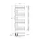 Seville Electric Brushed Brass Designer Flat Panel Heated Towel Rail 1200x450mm