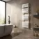 Santorini Electric White Flat Panel Heated Towel Rail 1600x450mm