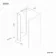 Copenhagen Easy Clean 8mm Wet Room Shower Glass 700mm & 250mm Return Panel