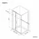Hamburg Matt Black Easy Clean 8mm Sliding Shower Enclosure 1200x800mm - Easy Fix