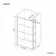 Munich Matt Black Grid 8mm Wet Room Shower Glass 800mm & 250mm Pivotal Return Panel