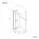 London Matt Black 6mm Bifold Shower Enclosure 900x900mm