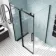 Oslo Matt Black Premium Easy Clean 8mm Sliding Shower Enclosure 1200x800mm