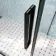 Oslo Matt Black Premium Easy Clean 8mm Sliding Shower Enclosure 1200x800mm