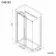 Oslo Matt Black Premium Easy Clean 8mm Sliding Shower Enclosure 1200x800mm