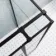 Toulon Matt Black Grid Easy Clean 6mm Pivot Shower Enclosure 1100x800mm