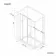 London Matt Black 6mm Sliding Shower Enclosure 1000x700mm
