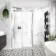 Stockholm Easy Clean 8mm Frameless Sliding Shower Enclosure 1100x900mm