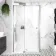 Vienna Easy Clean 8mm Hinged Shower Enclosure 1100x900mm