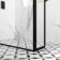 Munich Matt Black Framed 8mm Walk In Shower Enclosure 800mm & 700mm Glass with Pivotal Return Panel