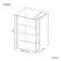 Munich Matt Black Grid 8mm Wet Room Shower Glass 1100mm & 250mm Return Panel