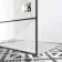 Munich Matt Black Grid 8mm Walk Through Wet Room Shower Glass Panel 1100mm