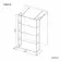 Munich Matt Black Grid 8mm Walk Through Wet Room Shower Glass Panel 1100mm & 250mm Return Panel