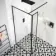 Munich Matt Black Framed 8mm Wet Room Shower Glass 1100mm & 250mm Return Panel