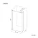 Munich Brushed Brass Framed 8mm Wet Room Shower Glass 1000mm & 250mm Return Panel