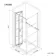 London Matt Black Grid 6mm Bifold Shower Enclosure 900x700mm