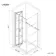 London Matt Black Grid 6mm Bifold Shower Enclosure 900x760mm