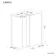 Munich Brushed Brass Framed 8mm Walk In Shower Enclosure 1000mm & 900mm Glass with Return Panel