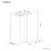 Munich Brushed Brass Framed 8mm Walk In Shower Enclosure 1200mm & 700mm Glass with Return Panel