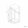 London Brushed Brass 6mm Pivot Shower Enclosure 1000x760mm