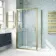 London Brushed Brass 6mm Bifold Shower Enclosure 1000x700mm