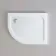 London Offset Quadrant Stone Shower Tray 1000x800mm - Left Handed & Riser Kit