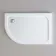 London Offset Quadrant Stone Shower Tray 1200x800mm - Left Handed & Riser Kit