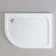 London Offset Quadrant Stone Shower Tray 1200x900mm - Left Handed & Riser Kit