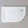 London Offset Quadrant Stone Shower Tray 1200x800mm - Right Handed & Riser Kit