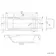 Hereford 1600x700 Square Single Ended Bath
