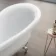 Highbury 1550mm Roll Top Slipper Bath - Chrome Ball Feet