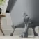 Abingdon 1500mm Dove Grey Single Ended Roll Top Bath - Grey Feet