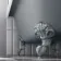 Abingdon 1500 Dove Grey Roll Top Shower Bath - Grey Ball Feet & 6mm Easy Clean Screen With Rail