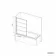 Oakham 1700 Space Saving Shower Bath & 6mm Easy Clean Matt Black Grid Bath Screen - Right Handed