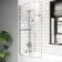 P Shaped 1500 Shower Bath with Front Panel & 6mm Easy Clean Screen with Rail - Left Handed