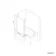 L Shaped 1600 Shower Bath & 4mm Fixed Screen - Right Handed