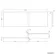 L Shaped 1500 Shower Bath with Front Panel & 4mm Fixed Screen with Rail - Left Handed