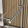 L Shaped 1700 Shower Bath with Front Panel & 6mm Easy Clean Screen with Rail - Right Handed