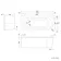 Oakham 1700 Space Saving Bath - Left Handed