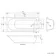Stafford 1600x700 Round Shower Bath & 6mm Easy Clean Brushed Brass Framed Bath Screen