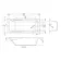 Hereford 1600x700 Square Shower Bath & 6mm Easy Clean Brushed Brass Framed Bath Screen