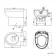Traditional Chalk White Back To Wall Unit and Seattle Toilet